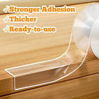 Corner Protectors Baby Proofing, 2 in x 6.6ft Clear Edge Protector Strip - Image 6