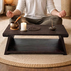 Japanese Low Floor Table Folding Coffee Tables - Image 2