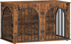 Hzuaneri 39.4" Wooden Dog Crate Furniture, Indoor Dog Kennel Dogs Cage - Image 9