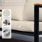 Patio Furniture Set, 4 Pieces Outdoor Patio Furniture - Image 4