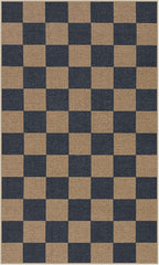 Lahome Checkered Easy Jute 3x5 Outdoor Rug, Washable Rugs - Image 9