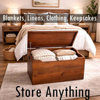 Fully Assembled, Solid Wood Storage Chest - Image 5