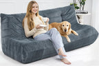 Bean Bag 3-Seater Chair Big Sofa Beanbag Chair - Image 3