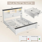 EnHomee Full Size Bed Frame - Image 2