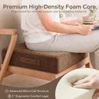 Codi Thick Replacement Couch Cushions, Upholstery Foam - Image 2