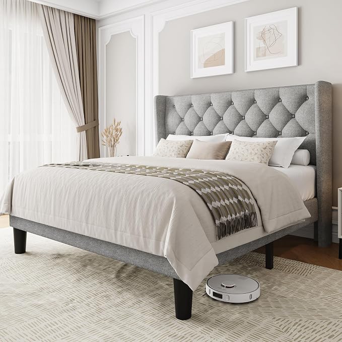 Einhomn Queen Size Platform Bed Frame by Einhomn