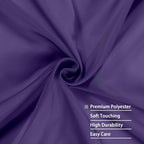 Purple Sheer Curtains 96 Inch Length, Elegant Sheer Curtains - Image 4