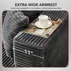 Hetoy Oversized L Shape Modular Sofa, Soft Modular Sectional Couch - Image 3