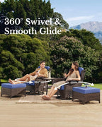 HILLGA Luxury High Back Patio Furniture Set - Image 3