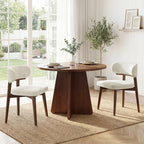 Dining Chairs Set of 4, Modern Upholstered Dining Chairs, Wooden Kitchen Chairs - Image 9
