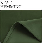 NICETOWN Room Darkening Dark Green Curtains - Image 7