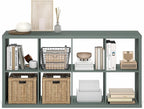 Furinno Cubicle Book Shelf, 8-Cube Bookshelf, Extra Thick Frame Horizontally & - Image 7