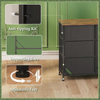 Tohomeor Dresser for Bedroom Chest of Drawers Fabric Dresser for Closet - Image 9