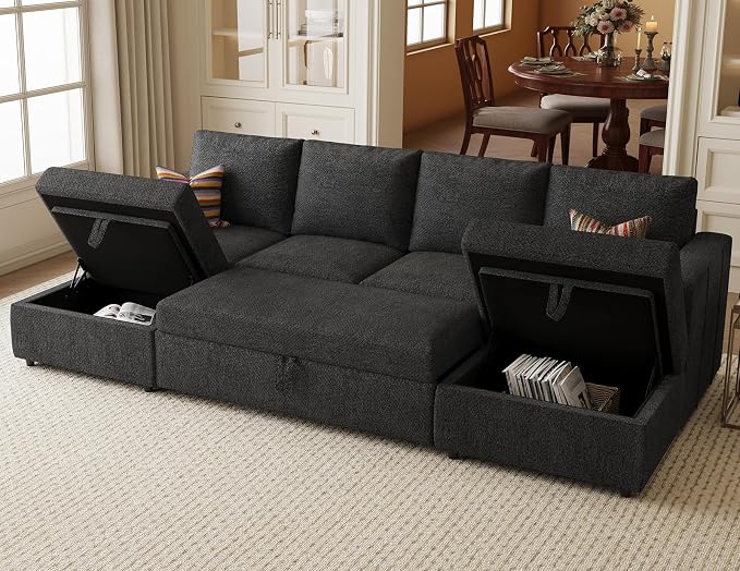Belffin Modular Sectional Sleeper Sofa Bed - Image 3
