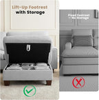 DOPEDIO L-Shaped Sectional Sofa - Image 4