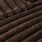 Exclusivo Mezcla Striped Queen Size Fleece Blanket - Image 4