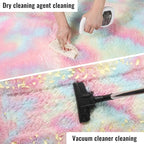 9x12 Rainbow Large Area Rug, Plush Rugs - Image 6