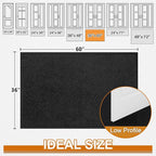 Super Absorbent Front Door Mat, Non-Slip Washable Indoor Doormats, Low Profile - Image 3