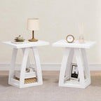 FROMJBEST End Tables Living Room, Side Table Beside Sofa, Nightstand by FROMJBEST