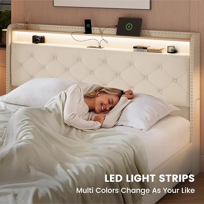 LARMACE Queen Size Bed Frame - Image 6