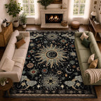 Vacuum-Friendly, 10x14 Washable Area Rug by meejou
