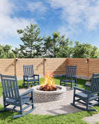 GarveeLife Poly Lumber Rocking Chair Outdoor Set of 4 by GarveeLife