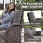 Belord 7 Piece Wicker Patio Furniture Set - Image 4
