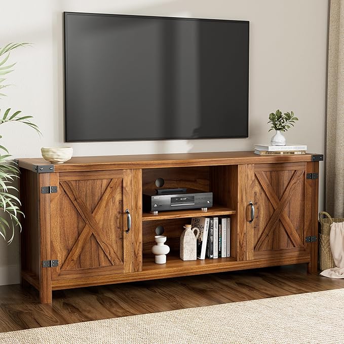 YESHOMY Modern Farmhouse TV Stand - Image 2