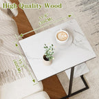 C Shaped End Side Table, Couch Sofa Table - Image 3