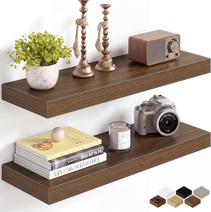 Fun Memories 24Inch Floating Shelves by FunMemories