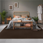 4x6 Area Rugs for Living Room Non Slip Dorm Bedroom Rug, Coffee | Modern Area - Image 7