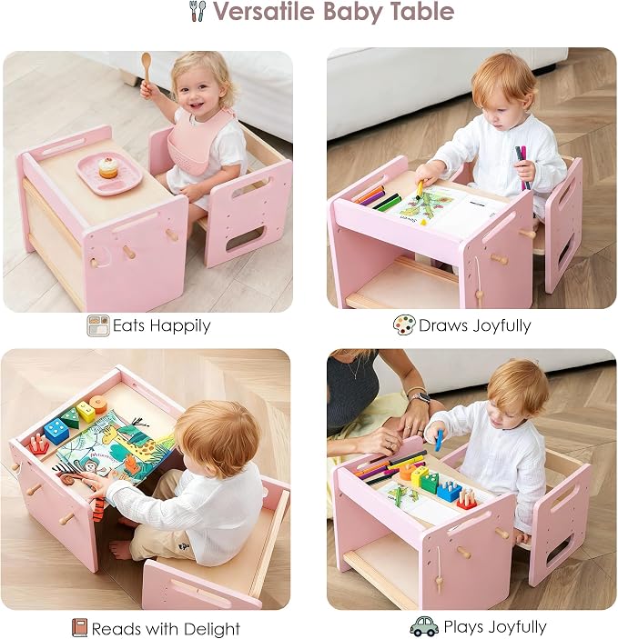 bpmfkid Montessori Weaning Table and Chair Set - Image 6