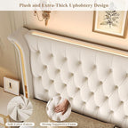 Keyluv Full Smart LED Bed Frame - Image 6