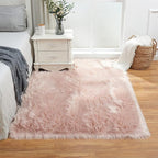 EasyJoy Ultra Soft Fluffy Shaggy Area Rug Faux Fur Rug Chair Cover Seat Pad - Image 3