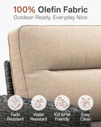Luxury Outdoor Furniture, 6-Inch Thick Cushion Patio Sofa, Oversized Comfort - Image 6
