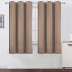 Cappuccino Thermal Blackout Curtains/38 x 63 Inch/Set of 2 Panels Room by Lemomo