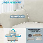 LURKA Stretch Chair Sofa Slipcovers 1 Piece Couch Covers - Image 4