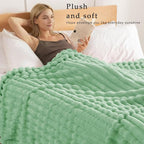 Exclusivo Mezcla Striped Queen Size Fleece Blanket - Image 2