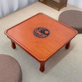 Rectangle Folding Low Coffee Table, Japanese Style Solid Wood Floor Table by RCJCQSR