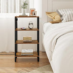 TUTOTAK Narrow Side Table with Charging Station, Small End Table with USB Ports - Image 7