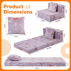 MeMoreCool Foldable Futon Chair Bed - Image 5