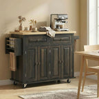 HOMCOM Kitchen Island Cart - Image 9