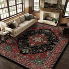 RELEANY Washable Area Rug, Large 9'x12', Water Repellent, Pet Friendly - Image 4