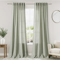 Sage Curtains 95 inches Long 2 panels by Nanspring