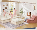 Hobestluk Sofa Couch Foam Sofa for Small Spaces Comfy Sofas - Image 6