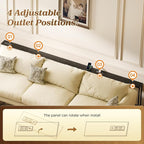 SUPERJARE 110.2 Inch Sofa Table - Image 6