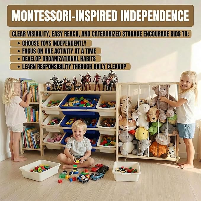 Amdermi Kids Toy Storage Organizer - Image 6