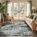 4x6 Ft Area Rugs for Living Room, Soft Non-Slip Washable Rugs Modern Abstract by Cuzwlovita