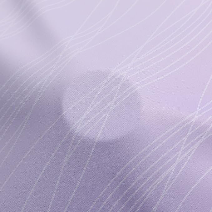 Lilac and Greyish White Ombre Blackout Curtains - Image 8