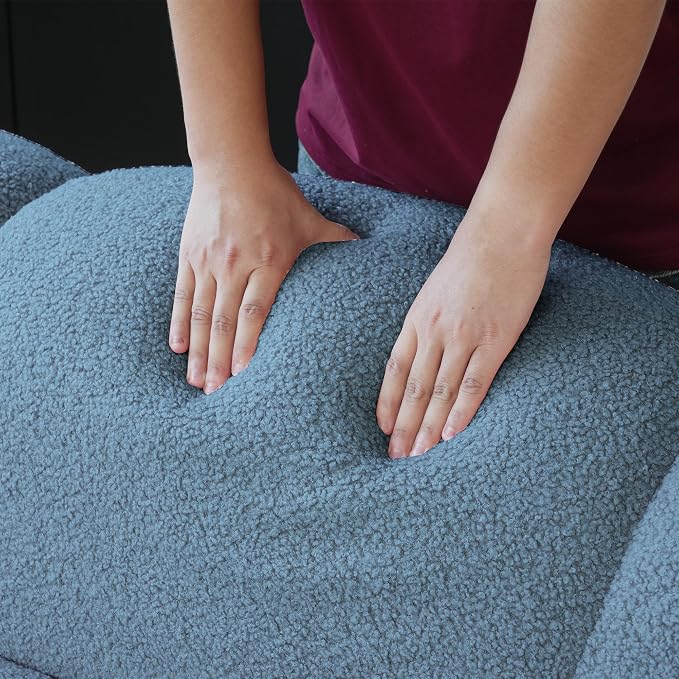 JACH Cloud Shaped Couches for Living Room, Modern Comfy Upholstered Sofa - Image 7